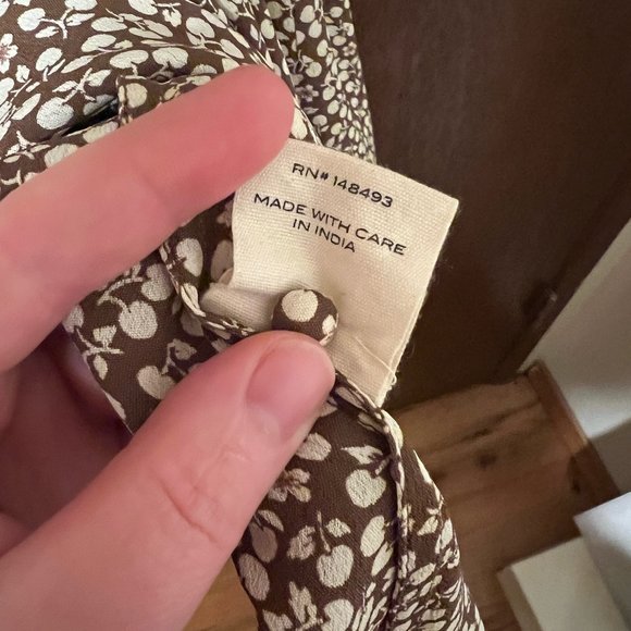 Doen Laurel Dress - Olive Cherry - XL - Picture 5 of 5